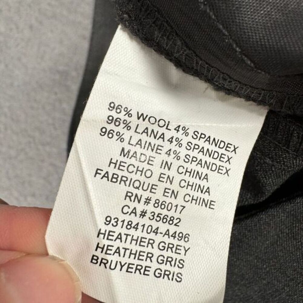 Bebe Dress Shorts Womens 0 Heather Gray Wool Blend Career Office Dressy Academia - Picture 9 of 10